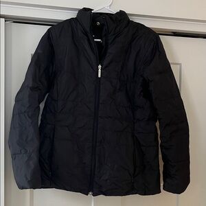 Lands' End Dark Blue Puffer Jacket